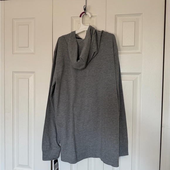 Jordan Grey Pullover Hoodie with White Jumpman - Picture 2 of 2